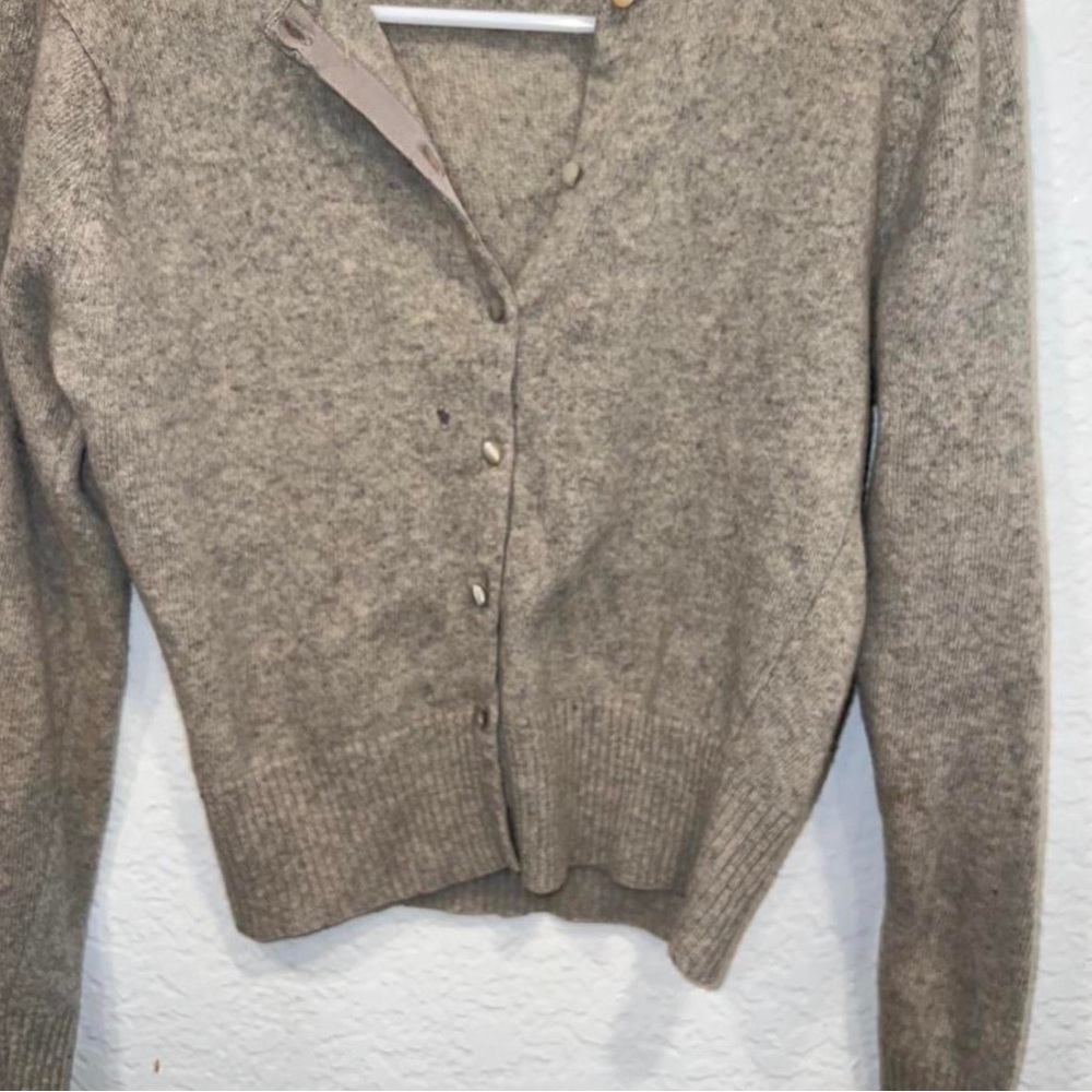 VINTAGE HADLEY 1950’s cashmere sweater cardigan